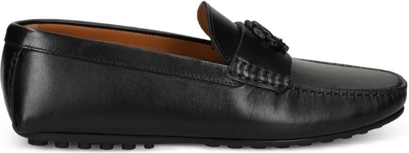 Roberto Cavalli Loafers met logoplakkaat Zwart