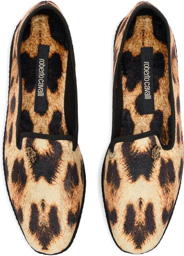 Roberto Cavalli Loafers met luipaardprint Bruin - Foto 3