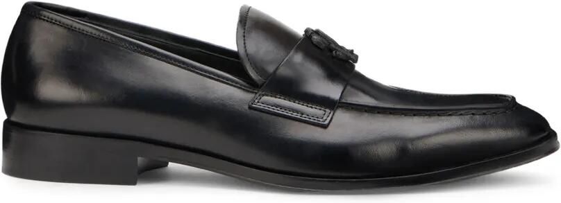 Roberto Cavalli Loafers met monogram-plakkaat Zwart
