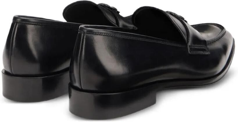 Roberto Cavalli Loafers met monogram-plakkaat Zwart - Foto 4
