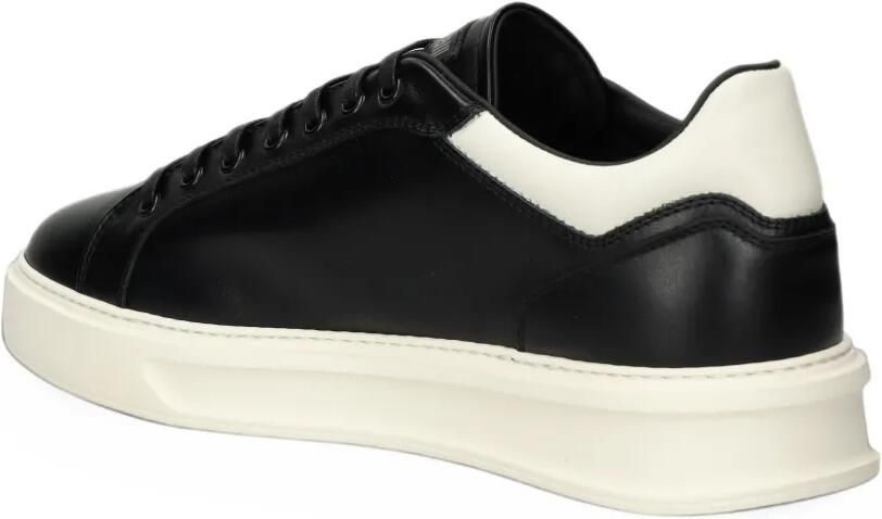 Roberto Cavalli logo-plaque leather sneakers Zwart - Foto 3