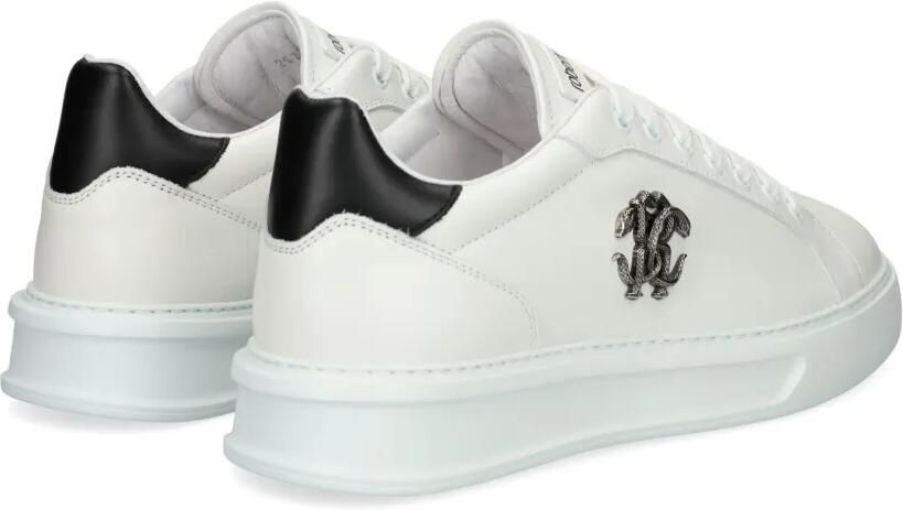 Roberto Cavalli logo-plaque trainers Wit - Foto 4