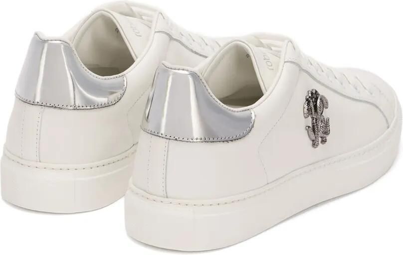 Roberto Cavalli Low-top sneakers met monogram-plakkaat Wit - Foto 3