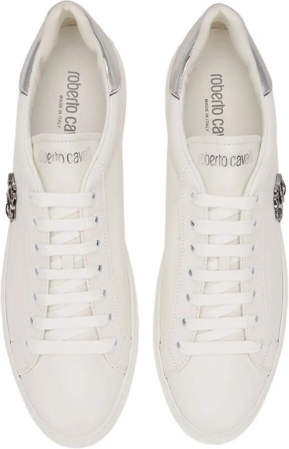 Roberto Cavalli Low-top sneakers met monogram-plakkaat Wit - Foto 2