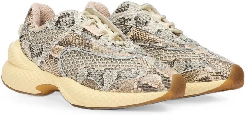 Roberto Cavalli Low-top sneakers met slangen-effect Beige - Foto 3