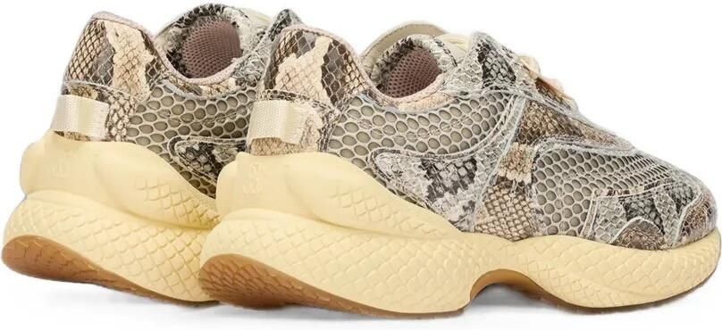 Roberto Cavalli Low-top sneakers met slangen-effect Beige - Foto 4