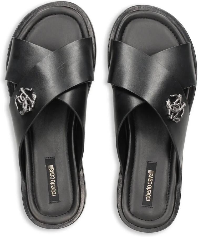 Roberto Cavalli Mirror Snake sandalen Zwart - Foto 2