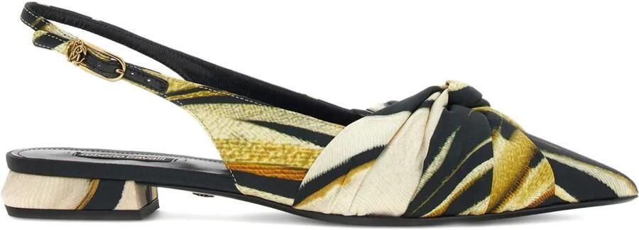 Roberto Cavalli Pettegola slingback pumps Zwart