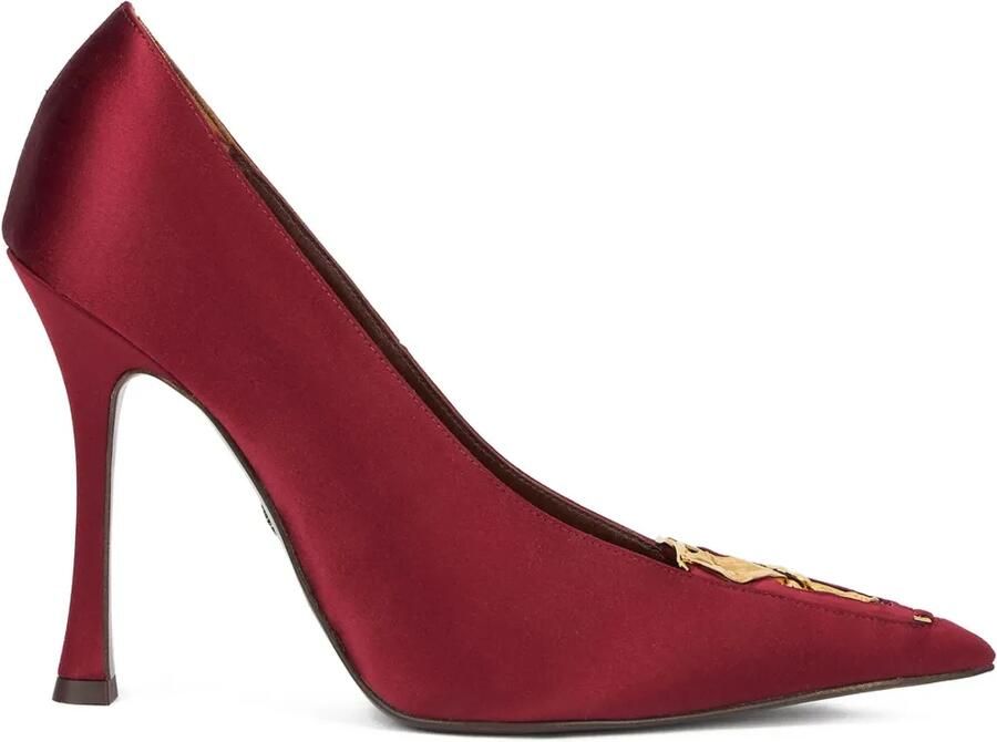 Roberto Cavalli Pumps met blad vlakken Rood