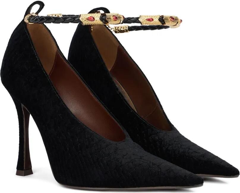 Roberto Cavalli Pumps met gevlochten band Zwart - Foto 5