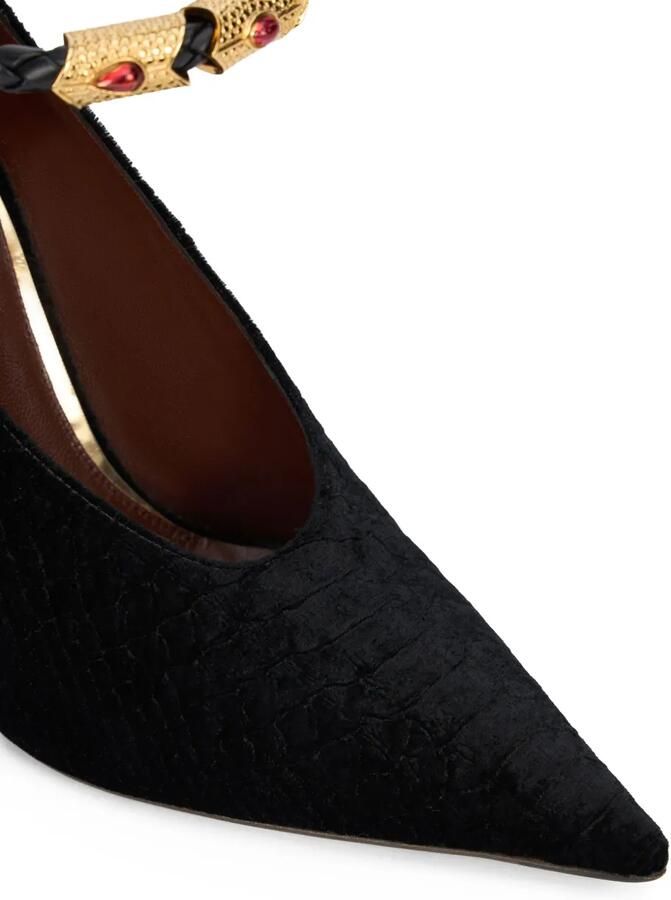 Roberto Cavalli Pumps met gevlochten band Zwart - Foto 4
