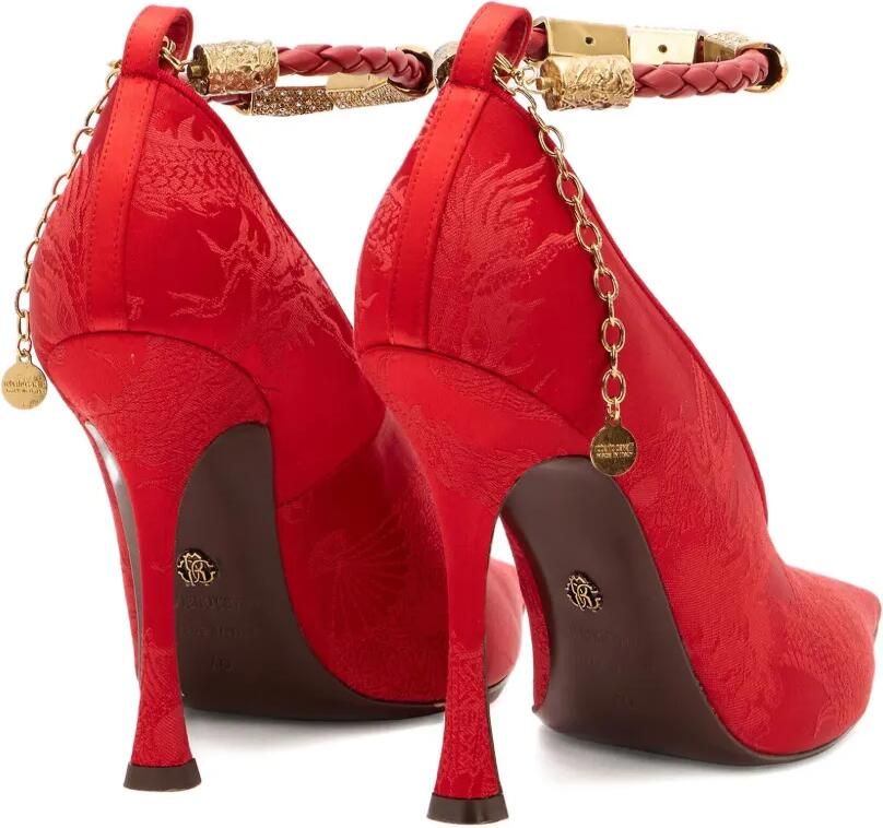 Roberto Cavalli Pumps met juwelen bandje en jacquard Rood - Foto 2
