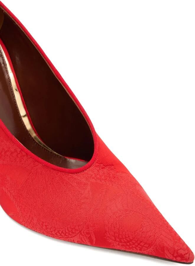 Roberto Cavalli Pumps met juwelen bandje en jacquard Rood - Foto 3