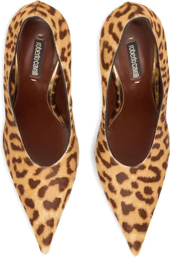 Roberto Cavalli Pumps met luipaardprint Bruin - Foto 4