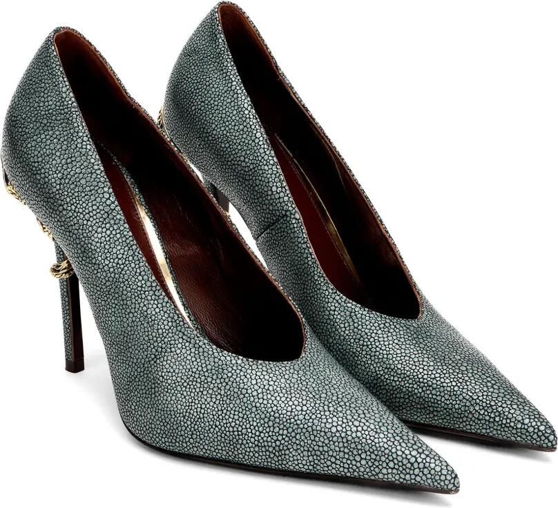 Roberto Cavalli Pumps met slang-verfraaiing Groen - Foto 2