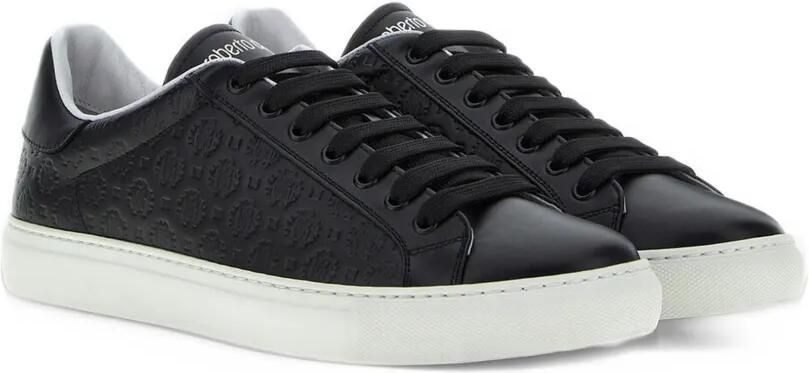 Roberto Cavalli RC Monogram-embossed sneakers Zwart - Foto 4