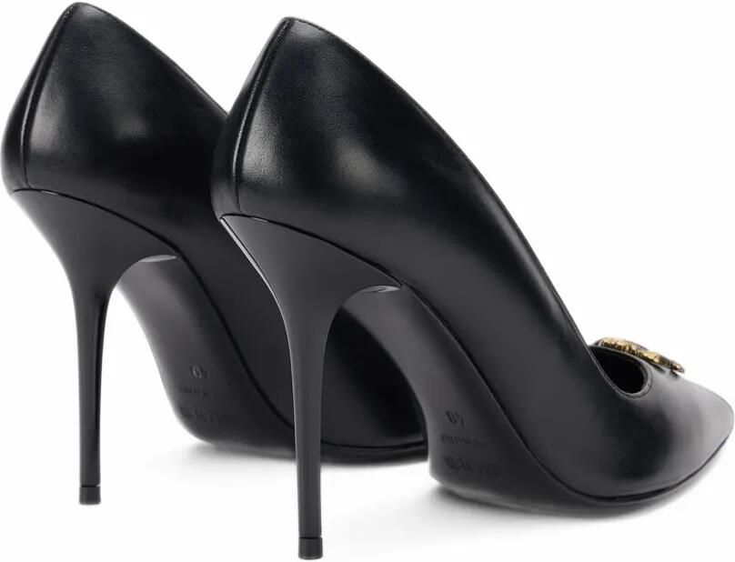 Roberto Cavalli RC Monogram leather pumps Zwart - Foto 3