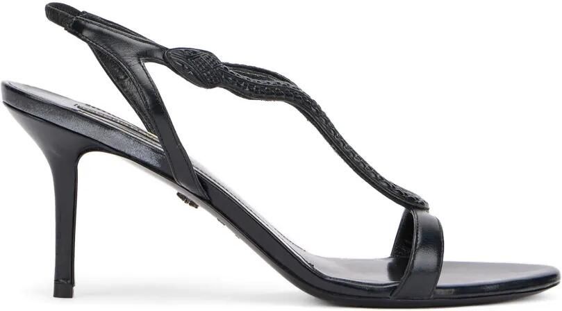 Roberto Cavalli Sandalen met T-bandje Zwart