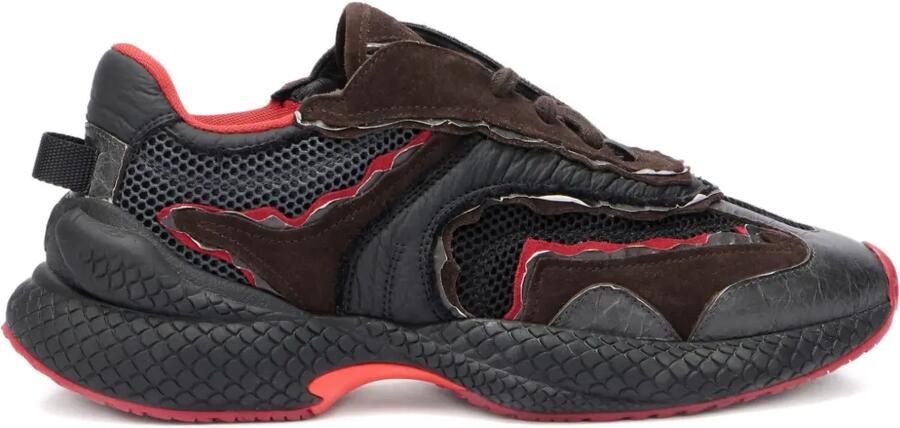 Roberto Cavalli Serpentine sneakers Bruin