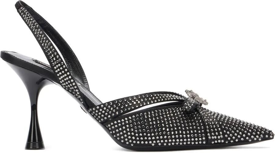 Roberto Cavalli Slingback pumps met versieringen Zwart