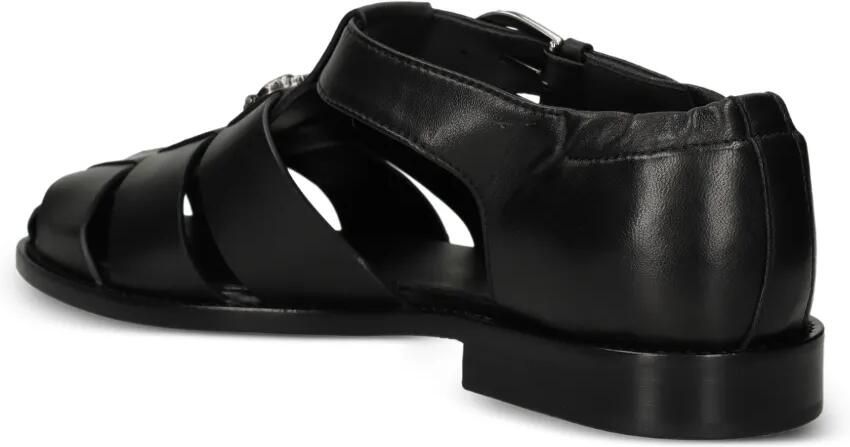 Roberto Cavalli Slippers met logopatch Zwart - Foto 3