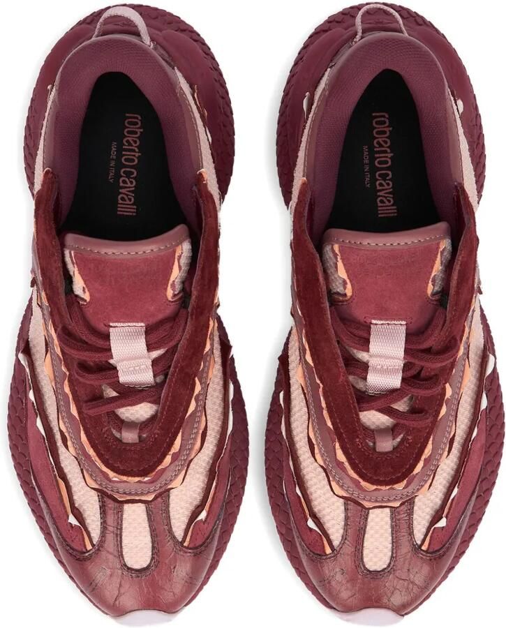 Roberto Cavalli Sneakers met colourblocking Rood - Foto 3