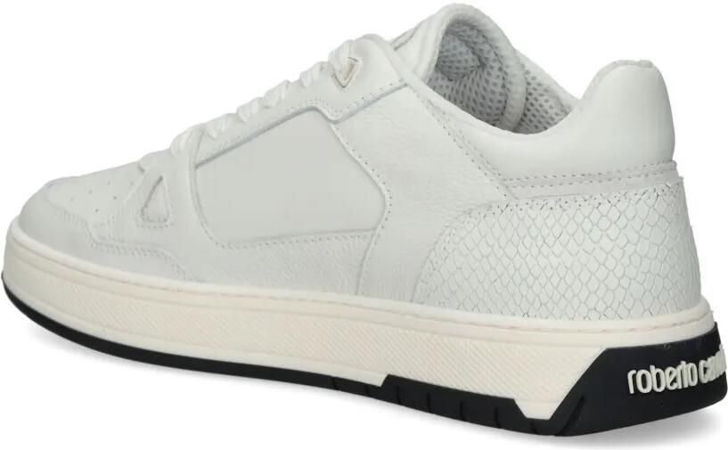 Roberto Cavalli Sneakers met logoplakkaat Wit - Foto 3