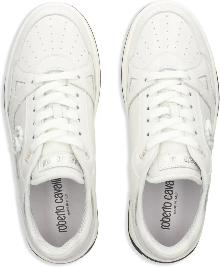 Roberto Cavalli Sneakers met logoplakkaat Wit - Foto 2