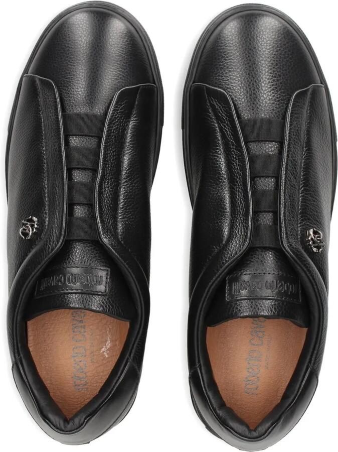 Roberto Cavalli Sneakers met logoplakkaat Zwart - Foto 2