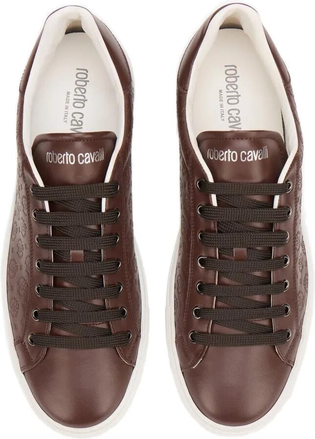 Roberto Cavalli Sneakers met monogram-reliëf Bruin - Foto 2