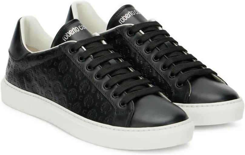 Roberto Cavalli Sneakers met monogram-reliëf Zwart - Foto 3