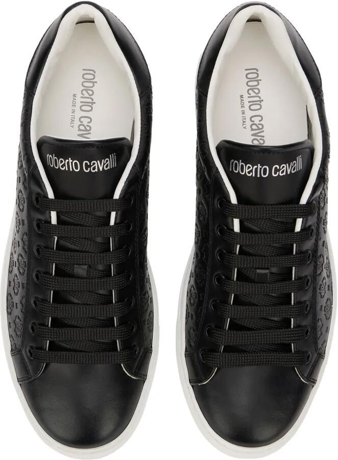 Roberto Cavalli Sneakers met monogram-reliëf Zwart - Foto 2