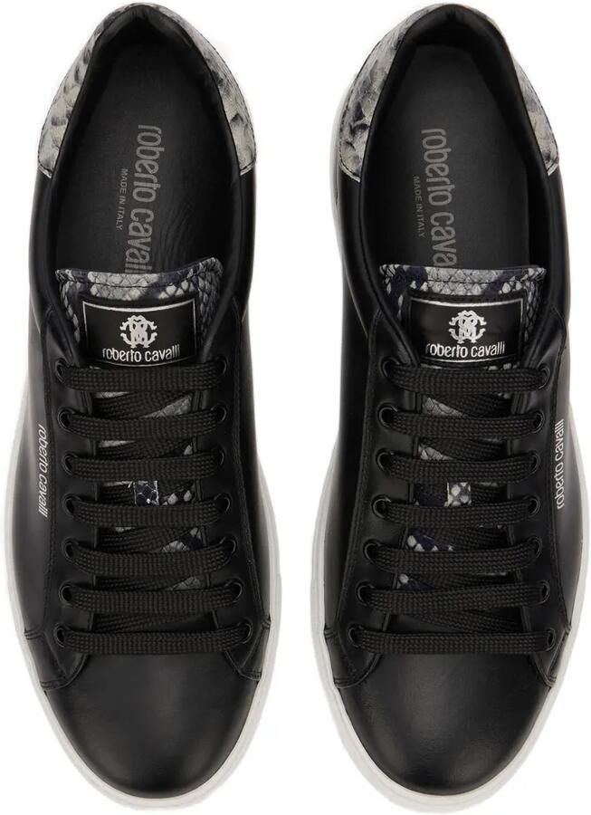 Roberto Cavalli Sneakers met slangenleer-effect Zwart - Foto 2