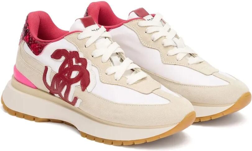 Roberto Cavalli Sneakers met vlakken en pythonprint Beige - Foto 4