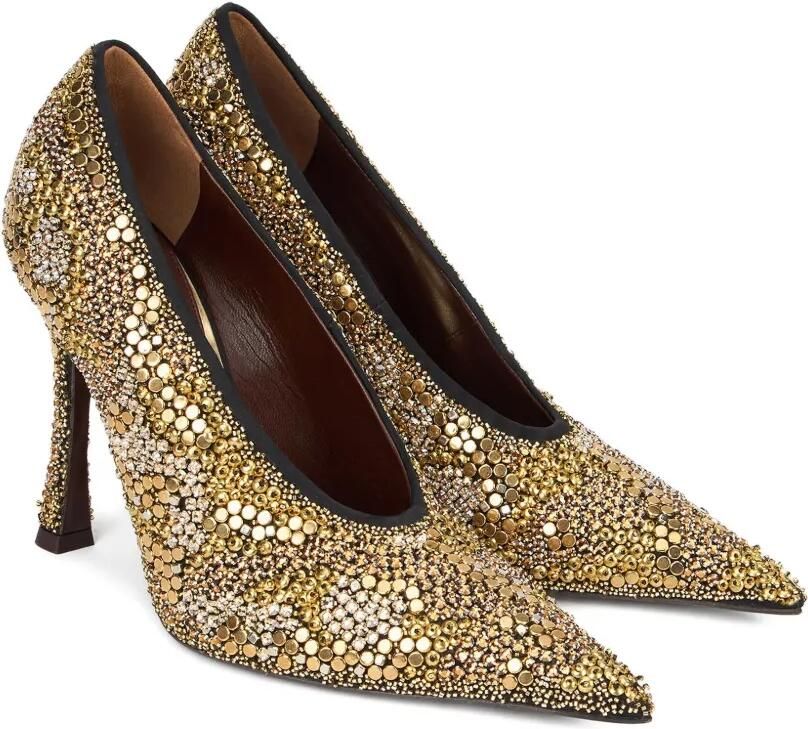 Roberto Cavalli Verfraaide pumps Geel - Foto 3