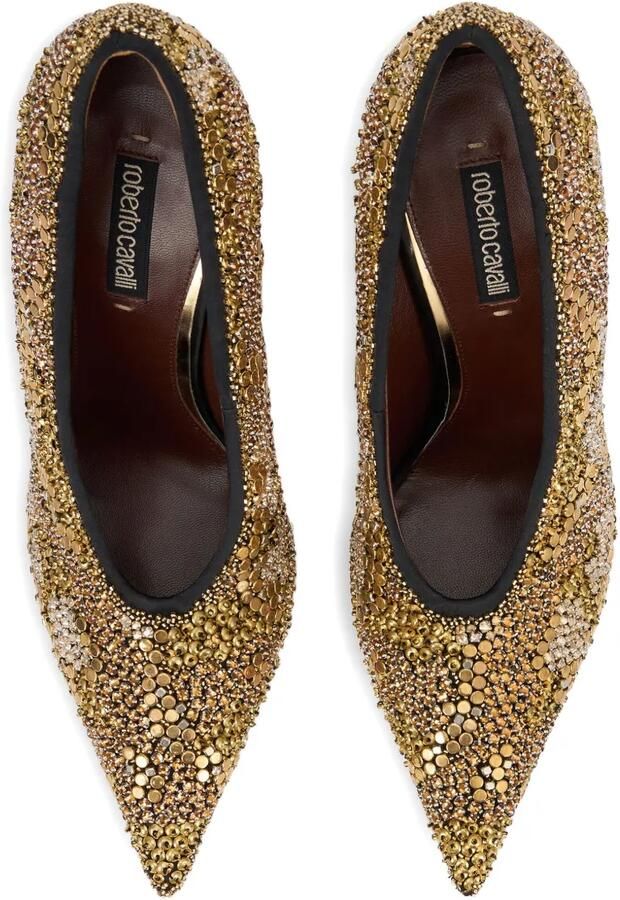 Roberto Cavalli Verfraaide pumps Geel - Foto 4