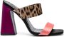 Roberto Cavalli Sandalen met contrasterend vlak Bruin - Thumbnail 1