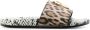 Roberto Cavalli Slippers met logoplakkaat Wit - Thumbnail 1