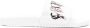 Roberto Cavalli Slippers met logoprint Wit - Thumbnail 1