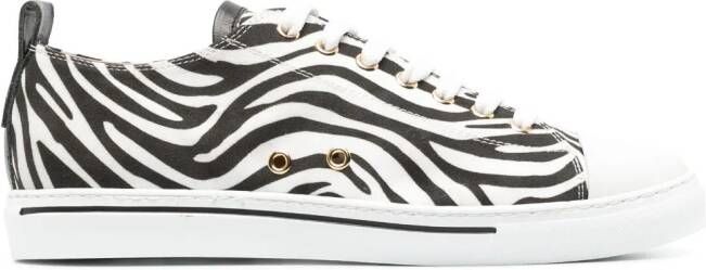 Roberto Cavalli Sneakers met zebraprint Wit