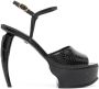 Roberto Cavalli Sandalen met plateauzool Zwart - Thumbnail 1