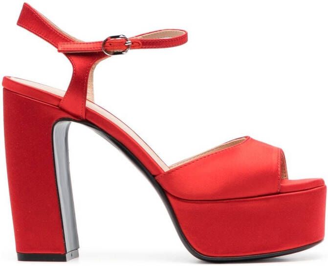 Roberto Festa Sandalen met open neus Rood