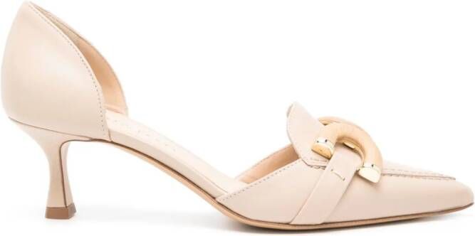 Roberto Festa Agea pumps met gespdetail Beige