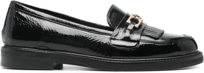 Roberto Festa Ayko leren loafers Zwart