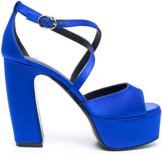 Roberto Festa Leren sandalen Blauw