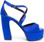 Roberto Festa Leren sandalen Blauw - Thumbnail 1