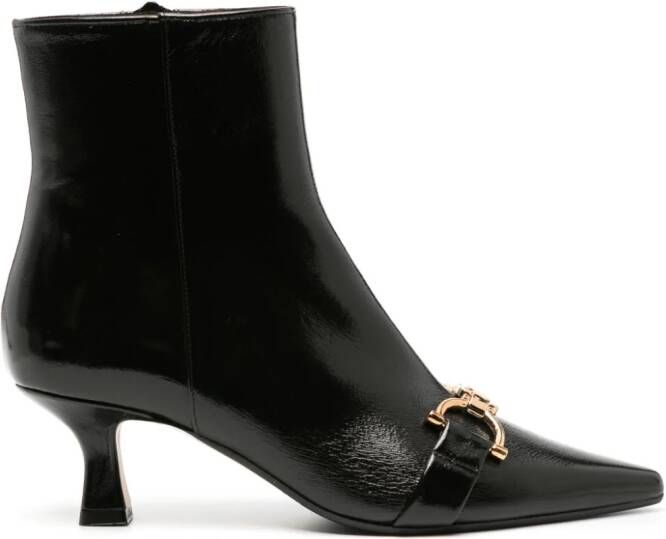Roberto Festa Carsa 60mm leather ankle boots Zwart