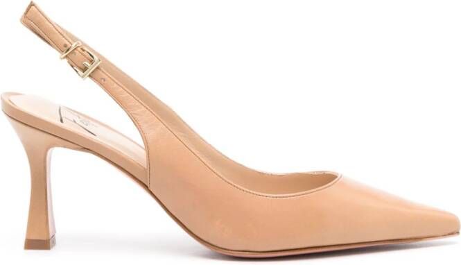 Roberto Festa Frans leren slingback pumps Bruin