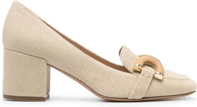 Roberto Festa Haraby 50mm leren pumps Beige