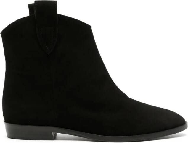 Roberto Festa Hellas suede ankle boots Zwart